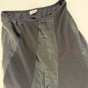 Vintage y2k ankee usa black asymmetrical sheer fairy skirt handkerchief hem